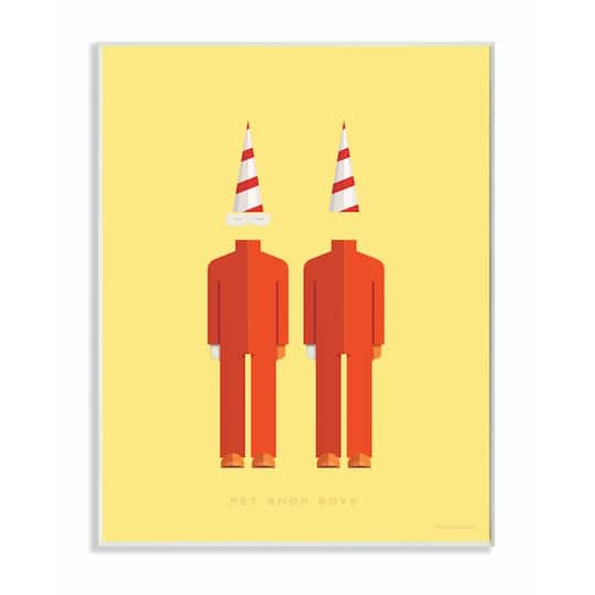 Stupell Industries Pet Shop Boys Fashion Design Wall Plaque
